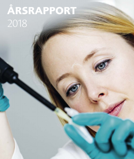 Kræftens Bekæmpelses årsrapport 2018.